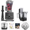 imageVitamix Ascent X4 Gourmet SmartPrep Kitchen System ProfessionalGrade Blender StainlessSteel Blades 12Cup Food Processor Attachment with 4 Discs 48 Oz Blender Container Black