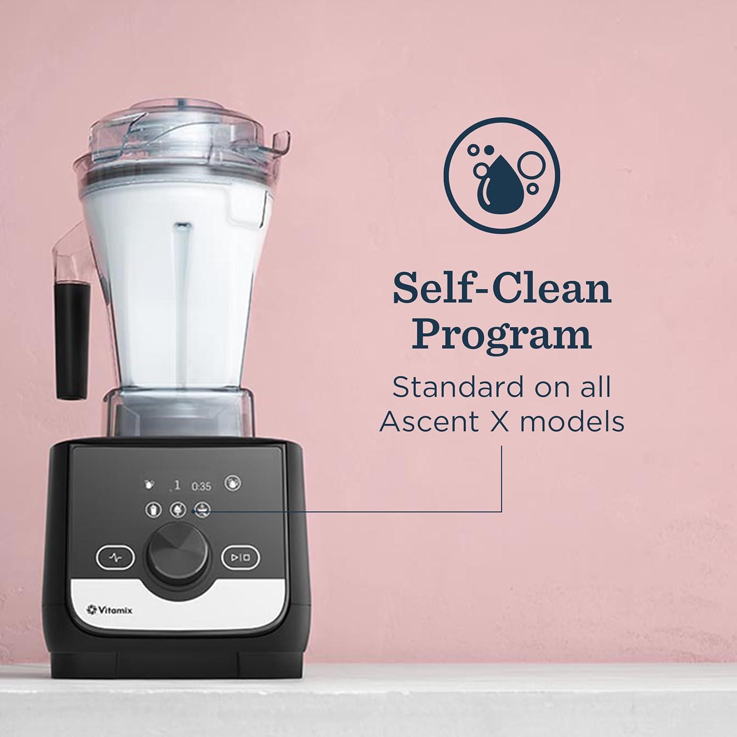 imageVitamix Ascent X3 Blender with Three Blending Programs SelfCleaning Program ProfessionalGrade Blender for Smoothies Soups and More StainlessSteel Blades 48 Oz Container Polar WhitePolar White