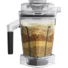 imageVitamix 48Ounce Dry Grains Blender Container with SELFDETECT DishwasherSafe BPAFree LaserCut StainlessSteel Blades Tamper Included Compatible with All FullSize Vitamix BlendersClear