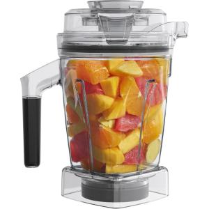 Vitamix 48-Ounce Blender Container with SELF-DETECT, Dishwasher-Safe, BPA-Free, Container, Laser-Cut Stainless-Steel Blades, Tamper Included, Compatible with All Full-Size Vitamix Blenders(Clear)