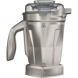 Vitamix 48-Ounce Stainless-Steel Blender Container with SELF-DETECT, Dishwasher-Safe, BPA-Free Clear Lid, Laser-Cut Stainless-Steel Blades, Compatible with All Full-Size Vitamix Blenders