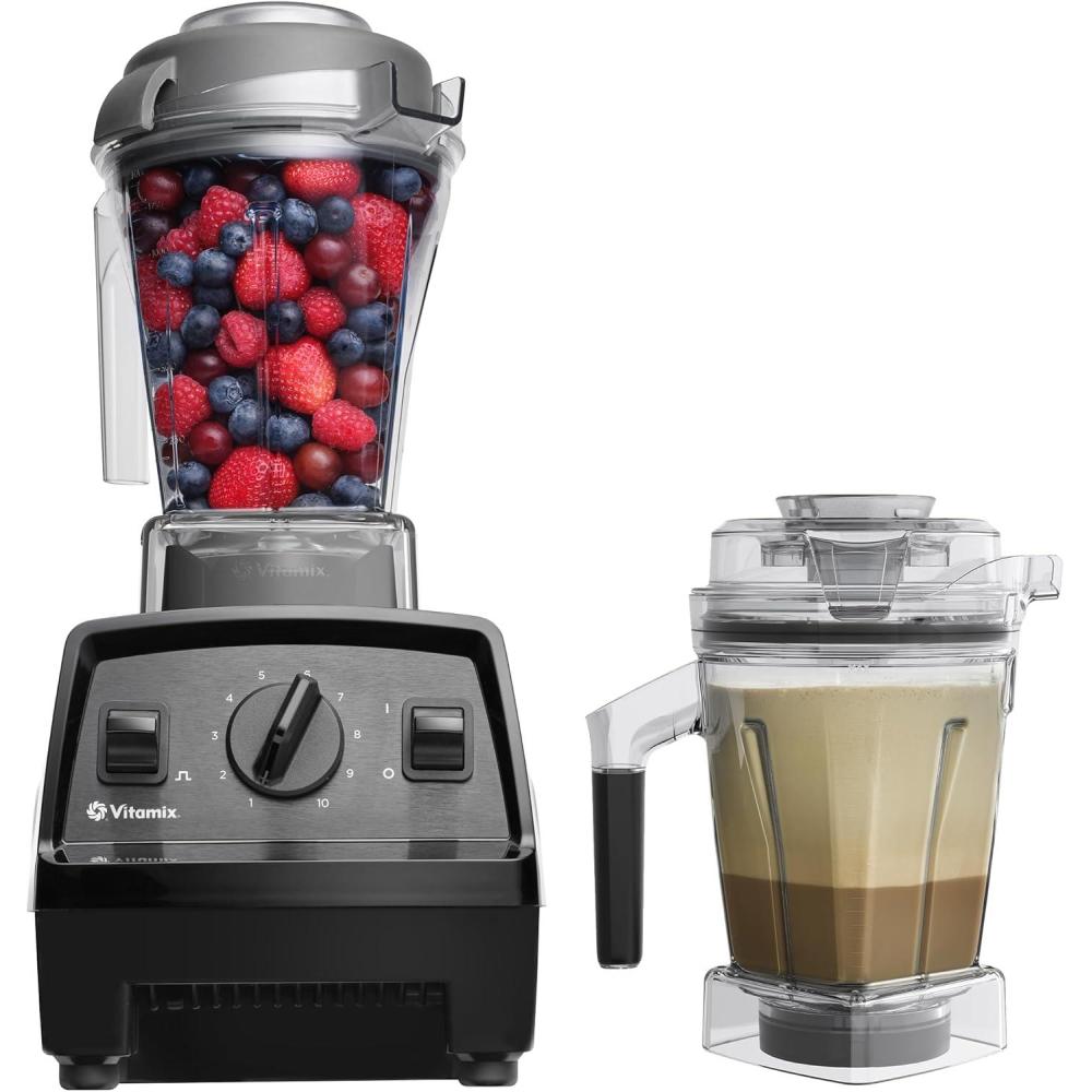 imageVitamix Explorian Series E310 Blender Aer Disc Container Bundle ProfessionalGrade 48ounce Container Variable Speed Control Black