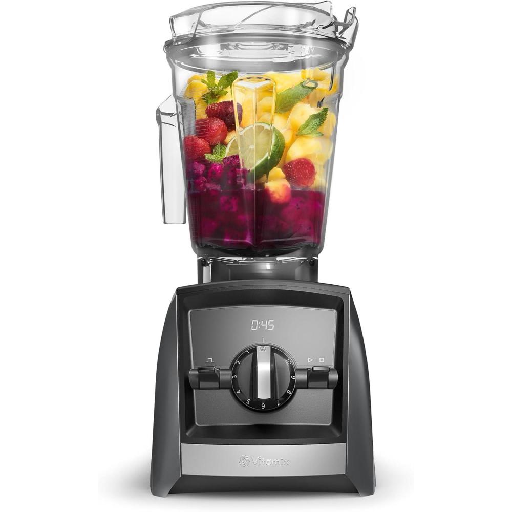 imageVitamix A2300 Ascent Series Smart Blender ProfessionalGrade 64 oz LowProfile Container WhiteSlate