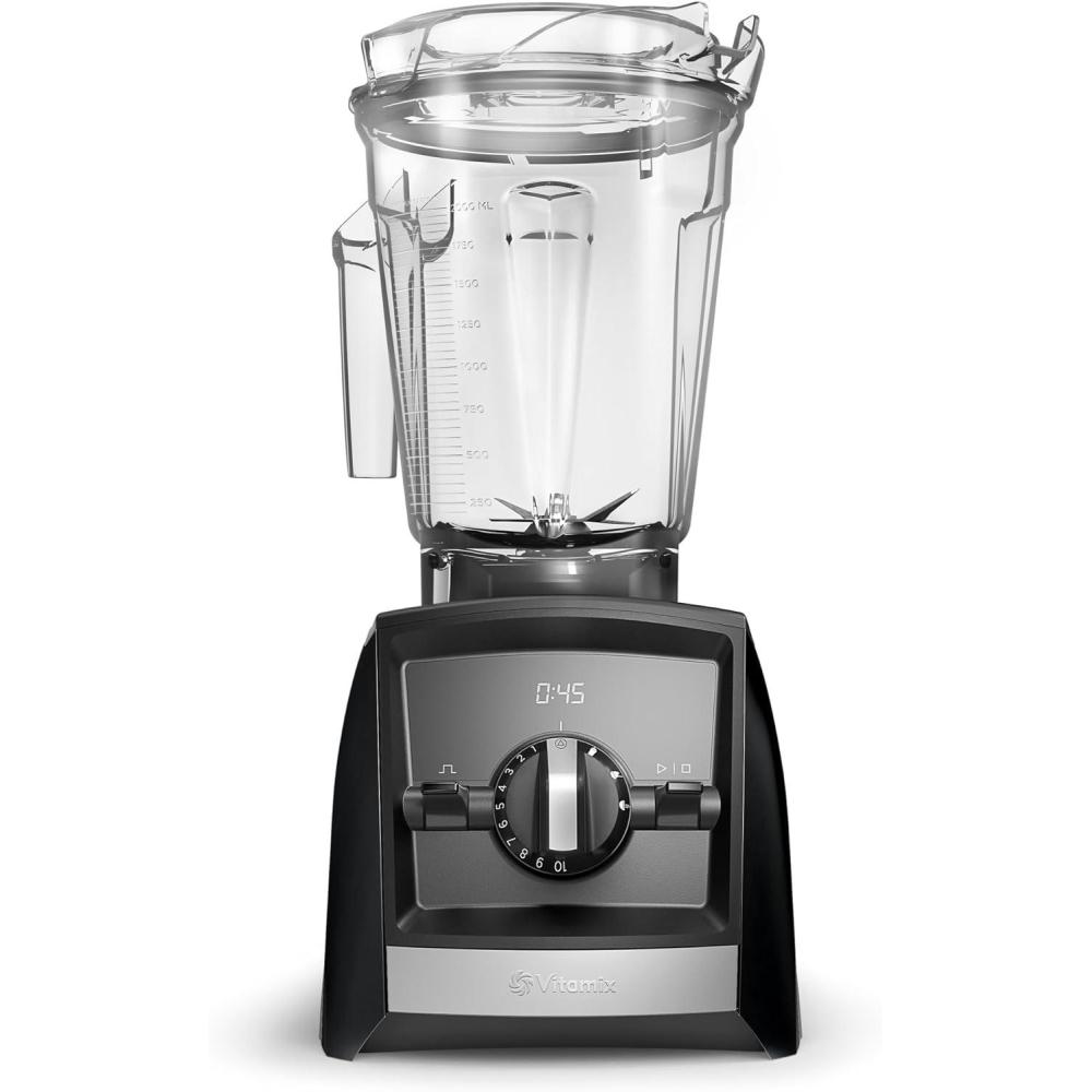 imageVitamix A2500 Ascent Series Smart Blender ProfessionalGrade 64 oz LowProfile Container SlateBlack