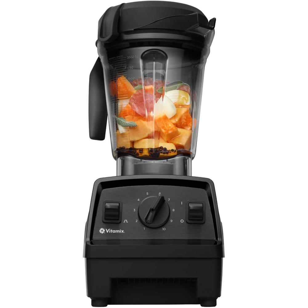 imageVitamix Explorian Blender ProfessionalGrade 64 oz LowProfile Container Black  65542 Renewed PremiumBlack