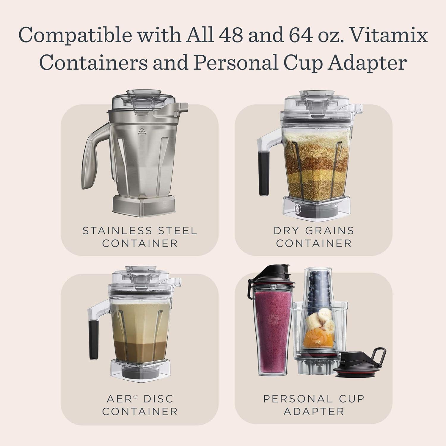 imageVitamix VX1 Blender ProfessionalGradeKitchen Blender for Smoothies Soups Juices and More 10Speeds Stainless Steel Blades SelfCleaning Kitchen Appliance 64 Oz Classic Container Black