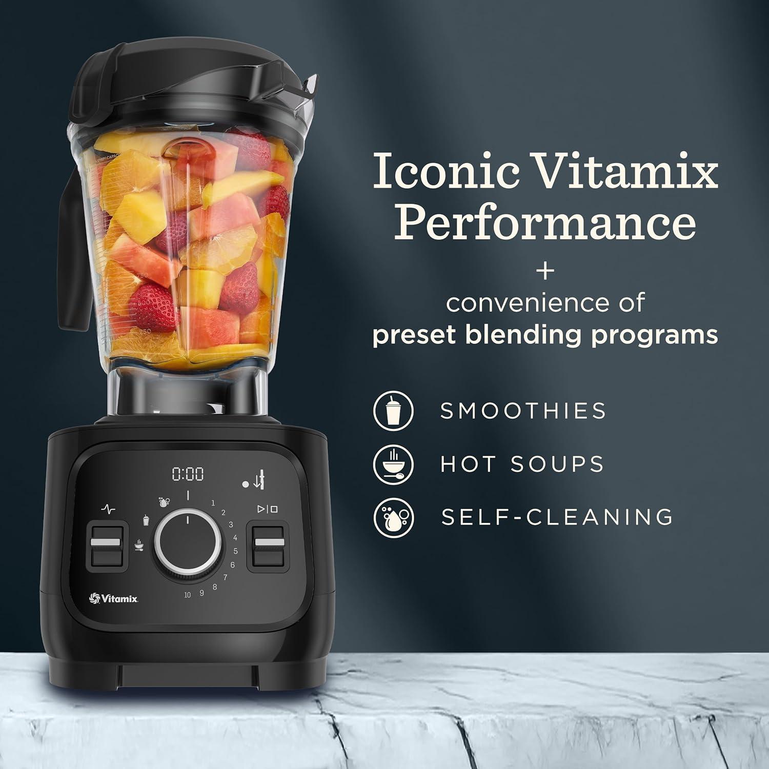 imageVitamix Alta Pro Blender Two Blending Programs SelfCleaning Program ProfessionalGrade Blender for Smoothies and More StainlessSteel Blades 64 Oz Container White Renewed PremiumBlack